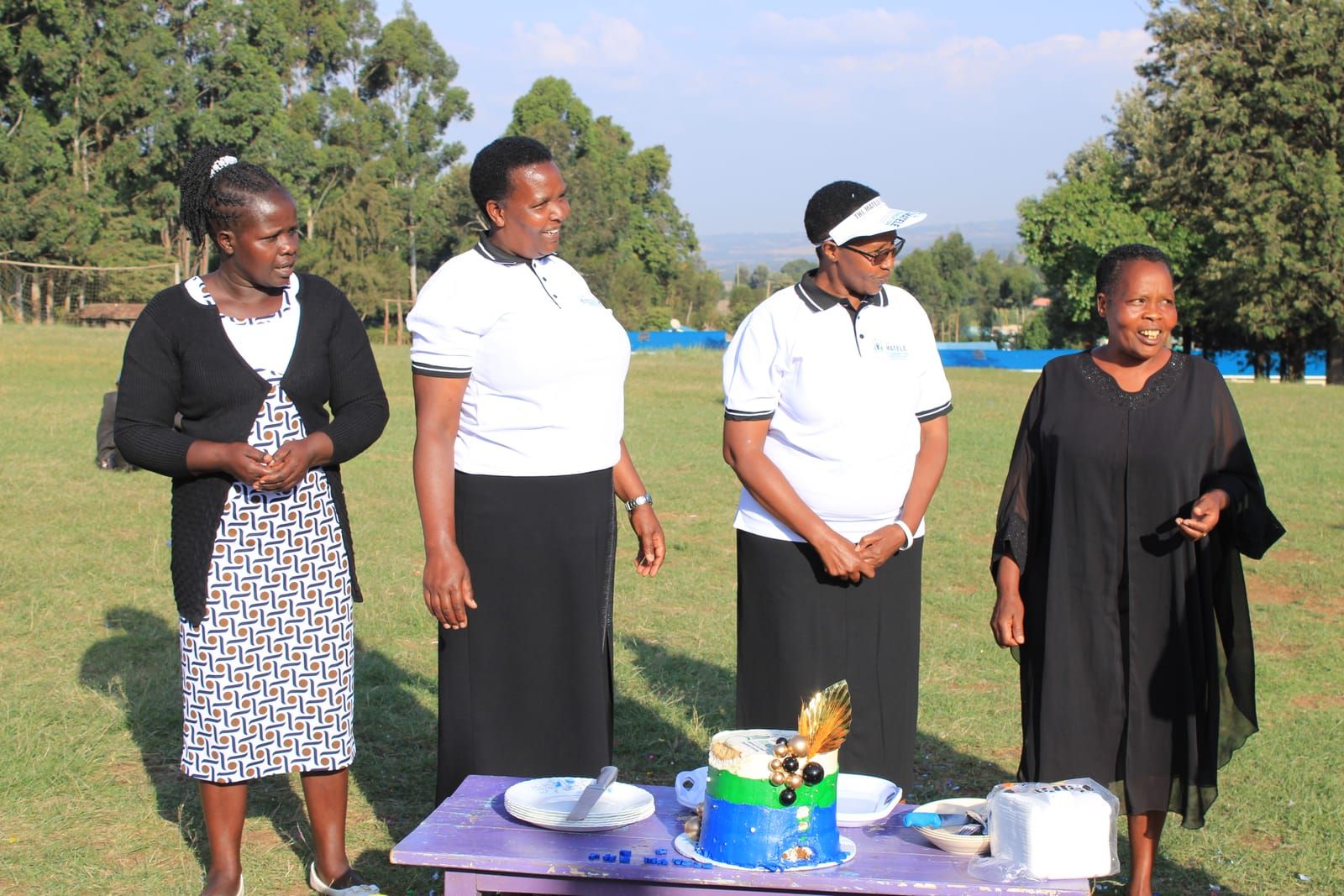 Community leaders celebrating the Matele Foundation launch